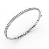 14Kt White Gold Color Fashion Bangles