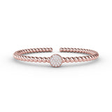 14Kt Rose Gold Color Fashion Bangles