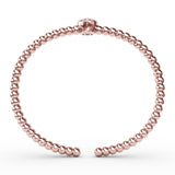 14Kt Rose Gold Color Fashion Bangles