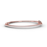 14Kt Rose Gold Color Fashion Bangles