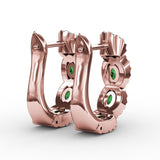 14Kt Rose Gold Color Fashion Earrings
