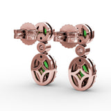 14Kt Rose Gold Color Fashion Earrings