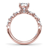 18Kt Rose Gold Bridal Engagement Rings