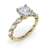 18Kt Yellow Gold Bridal Engagement Rings