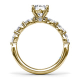 18Kt Yellow Gold Bridal Engagement Rings