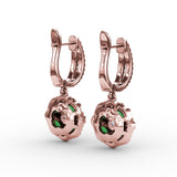 14Kt Rose Gold Color Fashion Earrings