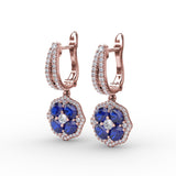 14Kt Rose Gold Color Fashion Earrings