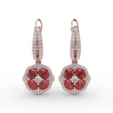 14Kt Rose Gold Color Fashion Earrings