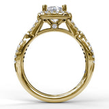 18Kt Yellow Gold Bridal Engagement Rings