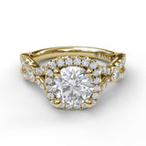18Kt Yellow Gold Bridal Engagement Rings