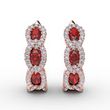 14Kt Rose Gold Color Fashion Earrings