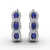 14Kt White Gold Color Fashion Earrings