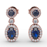 14Kt Rose Gold Color Fashion Earrings