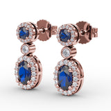 14Kt Rose Gold Color Fashion Earrings