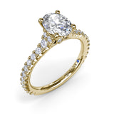 18Kt Yellow Gold Bridal Engagement Rings