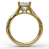 18Kt Yellow Gold Bridal Engagement Rings