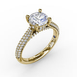 18Kt Yellow Gold Bridal Engagement Rings