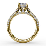 18Kt Yellow Gold Bridal Engagement Rings