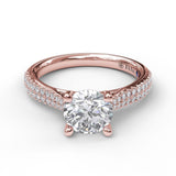 18Kt Rose Gold Bridal Engagement Rings