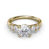 18Kt Yellow Gold Bridal Engagement Rings