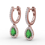 14Kt Rose Gold Color Fashion Earrings