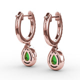 14Kt Rose Gold Color Fashion Earrings