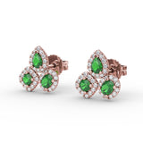 14Kt Rose Gold Color Fashion Earrings