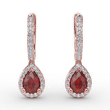 14Kt Rose Gold Color Fashion Earrings