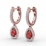 14Kt Rose Gold Color Fashion Earrings