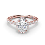 18Kt Rose Gold Bridal  Engagement Rings