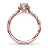 18Kt Rose Gold Bridal  Engagement Rings