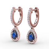 14Kt Rose Gold Color Fashion Earrings