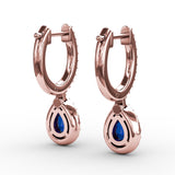 14Kt Rose Gold Color Fashion Earrings