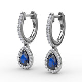 14Kt White Gold Color Fashion Earrings