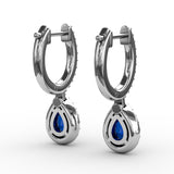 14Kt White Gold Color Fashion Earrings