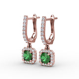 14Kt Rose Gold Color Fashion Earrings