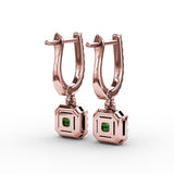 14Kt Rose Gold Color Fashion Earrings