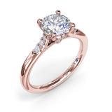 18Kt Rose Gold Bridal Engagement Rings