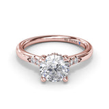 18Kt Rose Gold Bridal Engagement Rings