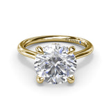 18Kt Yellow Gold Bridal  Engagement Rings