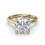 18Kt Yellow Gold Bridal  Engagement Rings