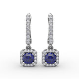 14Kt White Gold Color Fashion Earrings