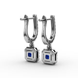 14Kt White Gold Color Fashion Earrings