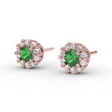 14Kt Rose Gold Color Fashion Earrings