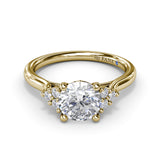 18Kt Yellow Gold Bridal  Engagement Rings