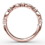 18Kt Rose Gold Bridal Bands