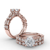18Kt Rose Gold Bridal Bands