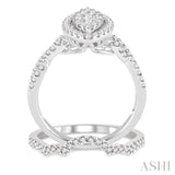 Marquise Shape Lovebright Diamond Wedding Set