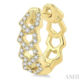 Petite Diamond Huggie Fashion Earrings