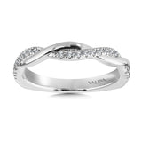 True fit matching diamond wedding band and a beautiful reminder of that special day for years to come.